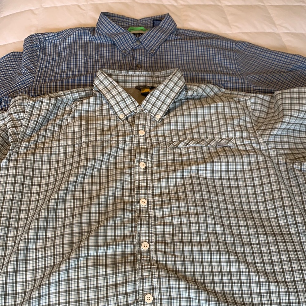 Men’s 2 XL button down shirts